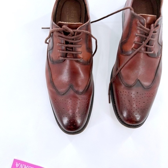 Asher Green Men’s Oxfords Genuine Leather Brown size 9 - Picture 4 of 11